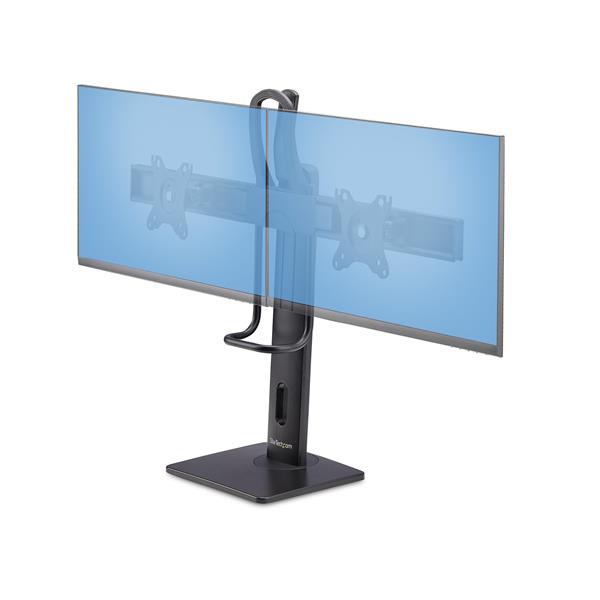 Startech Supporto Per 2 Monitor Da 27 Vesa Con Barra Trasversale 2MC1S-MONITOR-STAND