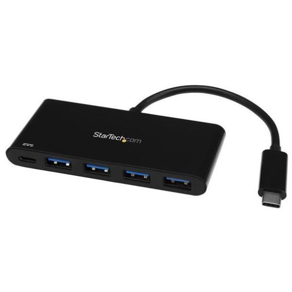 Startech USB Type C To 4A Hub With Pd HB30C4AFPD