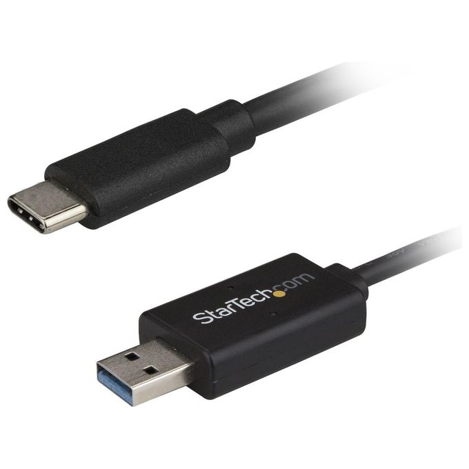 StarTech USBC3LINK Cavo di Trasferimento Dati USB-C a USB-A 2 m fino a 5 Gbps colore Nero StarTech USBC3LINK Cavo di Trasferimento Dati USB-C a USB-A 2 m fino a 5 Gbps colore Nero