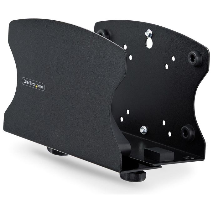 StarTech.com 2NS-CPU-WALL-MOUNT Supporto per PC a Parete Regolazione senza Attrezzi da 5 a 20 cm Portata fino a 18 Kg in Acciaio Verniciato a Polvere colore Nero