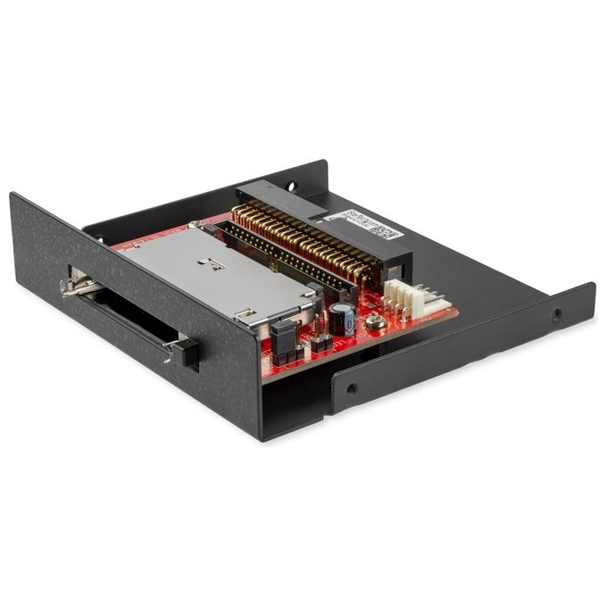 StarTech.com 35BAYCF2IDE Lettore Schede di Memoria Adattatore Compact Flash CF a IDE per Unita' da 3,5'' colore Rosso