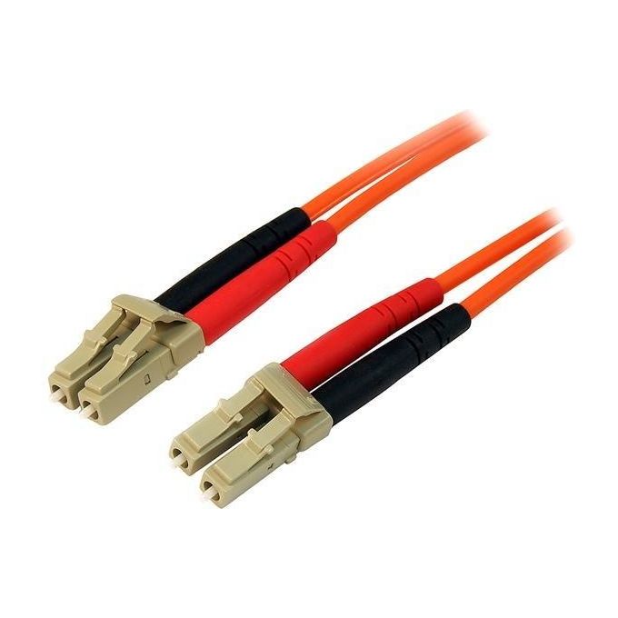 StarTech.com 50FIBLCLC30 Cavo Patch Duplex in Fibra Multimodale 50-125 30 m LC-LC OM2 LSZH colore Arancione