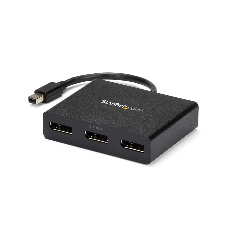 Startech.com adattatore multi monitor a 3 porte - mini displayport a displayport mst hub, doppio 4k 30hz e 1x 1080p - splitter