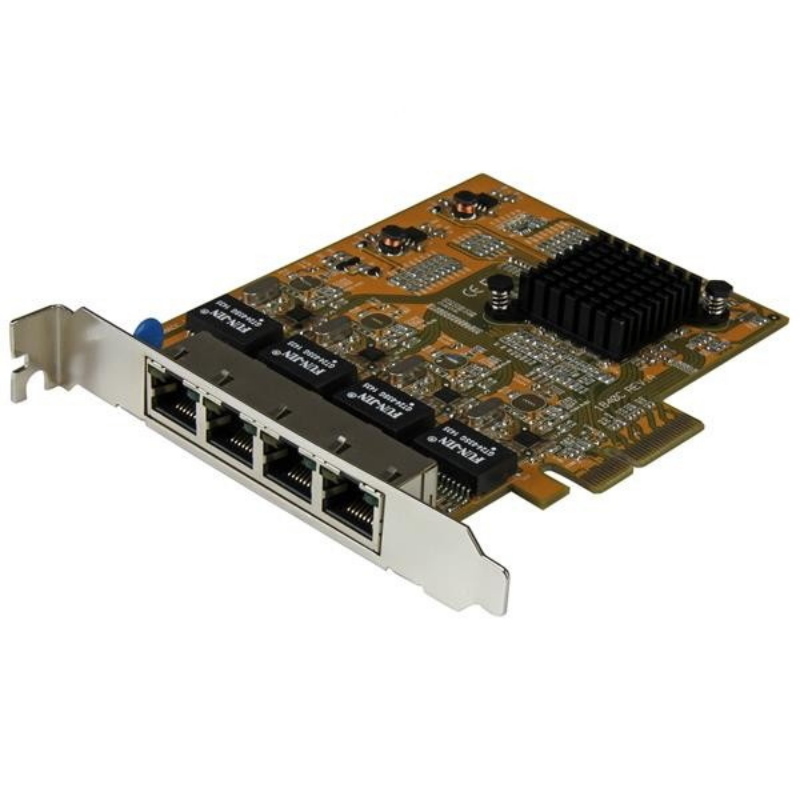 Startech.com adattatore scheda di rete ethernet gigabit pci express pcie nic a 4 porte Startech.com adattatore scheda di rete ethernet gigabit pci express pcie nic a 4 porte