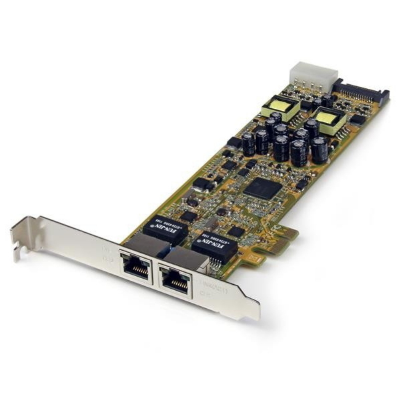 Startech.com adattatore scheda di rete pcie ethernet gigabit pci express a due porte - poe/pse Startech.com adattatore scheda di rete pcie ethernet gigabit pci express a due porte - poe/pse