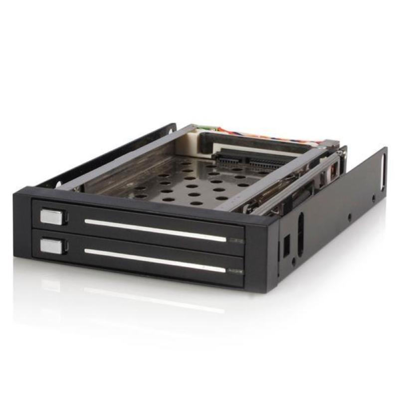 Startech.com backplane per rack portatile trayless hot-swap sata 2.5 2 unità