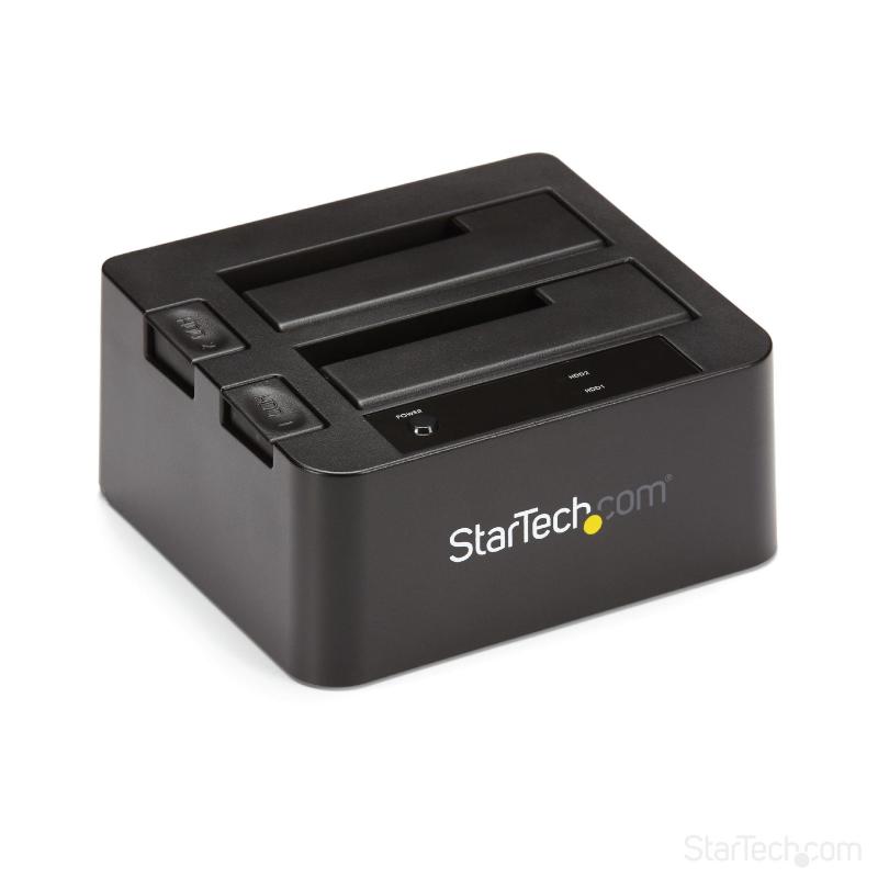 Startech.com box esterno usb 3.1 (10gbps) a doppio alloggiamento da 2,5/3,5 sata ssd/hdd