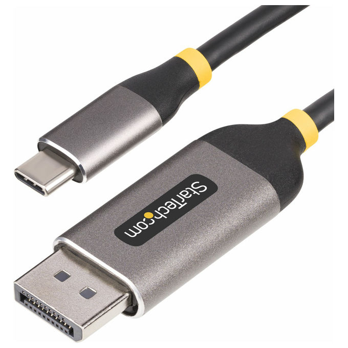 StarTech.com cavo adattatore usb-c a displayport 3m, 8k 60hz, 4k 144hz, displayport 1.4, hdr10, thunderbolt 3 e 4, usb4 StarTech.com cavo adattatore usb-c a displayport 3m, 8k 60hz, 4k 144hz, displayport 1.4, hdr10, thunderbolt 3 e 4, usb4