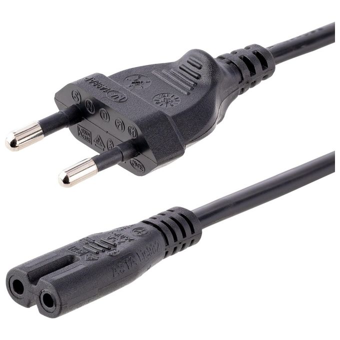 Startech.com Cavo di Alimentazione Ca da 2mt Spina Europlug A C7