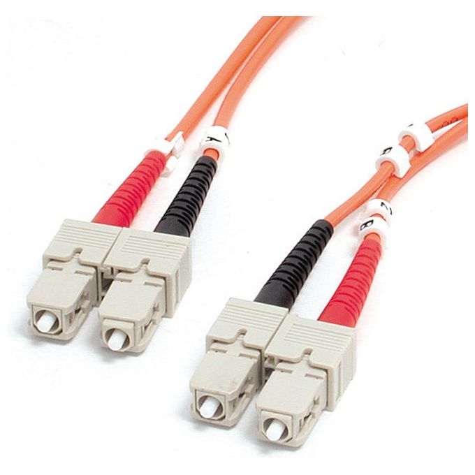 StarTech.com Cavo in Fibra Ottica Multimodale OM1 da SC a SC da 1mt StarTech.com Cavo in Fibra Ottica Multimodale OM1 da SC a SC da 1mt