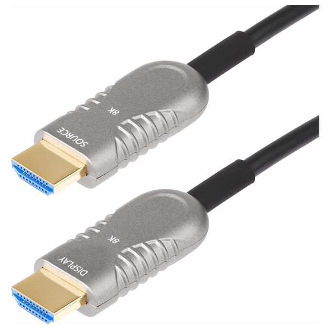 StarTech.com cavo ottico attivo ibrido HDMI 2.1 AOC 9,1m, 8K 60Hz, 4K 120Hz, 48Gbps, classe plenum CMP, eARC, HDR10+, nero StarTech.com cavo ottico attivo ibrido HDMI 2.1 AOC 9,1m, 8K 60Hz, 4K 120Hz, 48Gbps, classe plenum CMP, eARC, HDR10+, nero