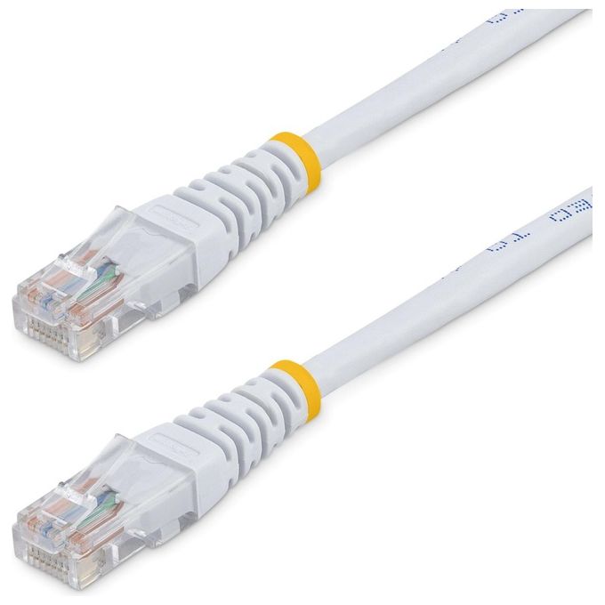 StarTech.com Cavo Patch Utp Cat5e Modellato Colore Bianco StarTech.com Cavo Patch Utp Cat5e Modellato Colore Bianco