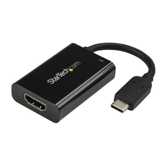 StarTech.com CDP2HDUCP Adattatore video USB-C a HDMI 4K 60Hz Power Delivery 60 W colore Nero