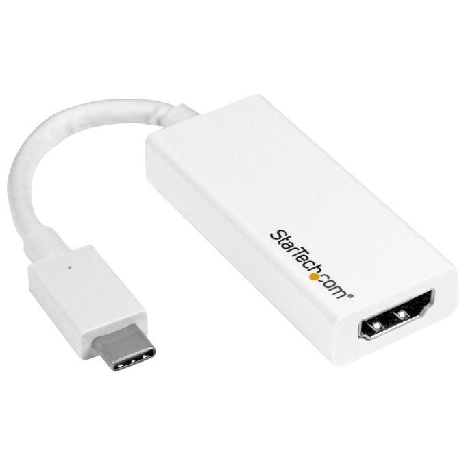 StarTech.com CDP2HDW Adattatore Video USB-C HDMI 4K UHD 3840x2160 30Hz Thunderbolt 3 colore Bianco