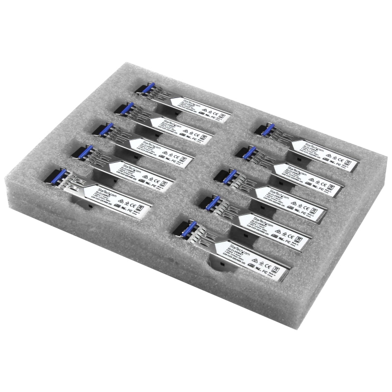 Startech.com cisco glc-lh-sm compatibile ricetrasmettitore sfp - 1000base-lx/lh - 10 unità