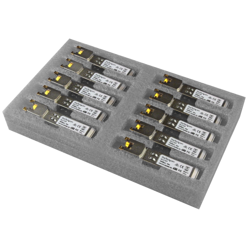 Startech.com cisco glc-t compatibile ricetrasmettitore sfp - 1000base-t - 10 unità Startech.com cisco glc-t compatibile ricetrasmettitore sfp - 1000base-t - 10 unità