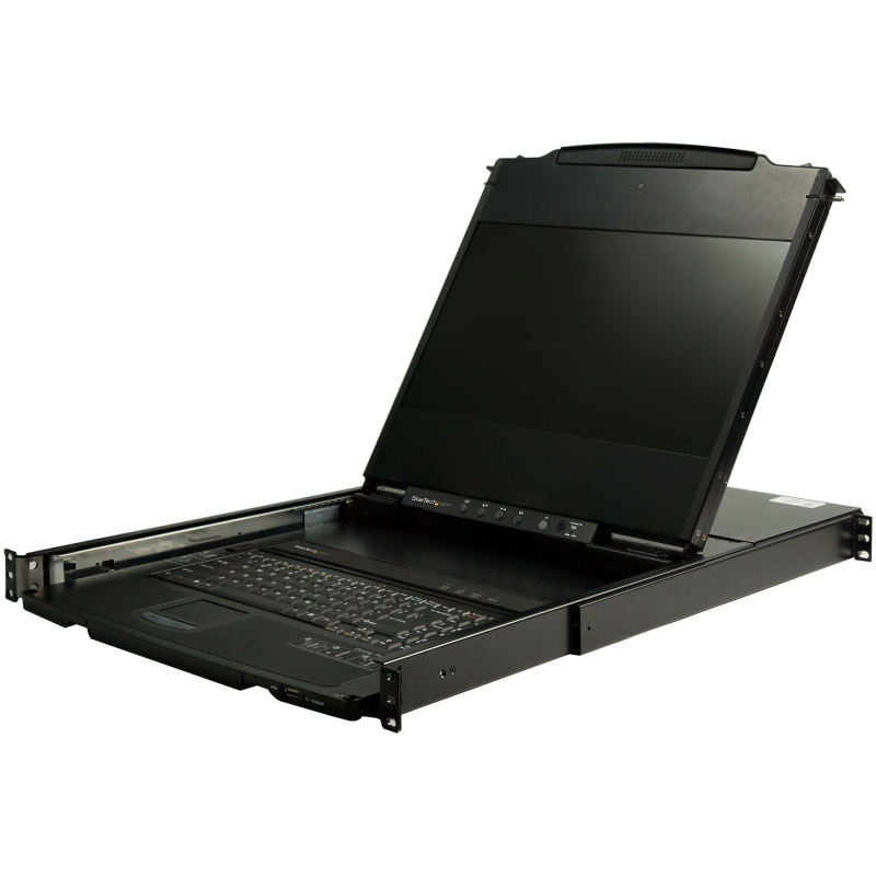 Startech.com console kvm per armadio rack - monitor lcd 17 1080p - kvm switch dvi/vga - montabile a rack su doppia guida -