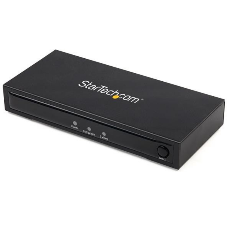 Startech.com convertitore adattatore vídeo composito o s-vídeo a hdmi con audio - 720p - ntsc e pal