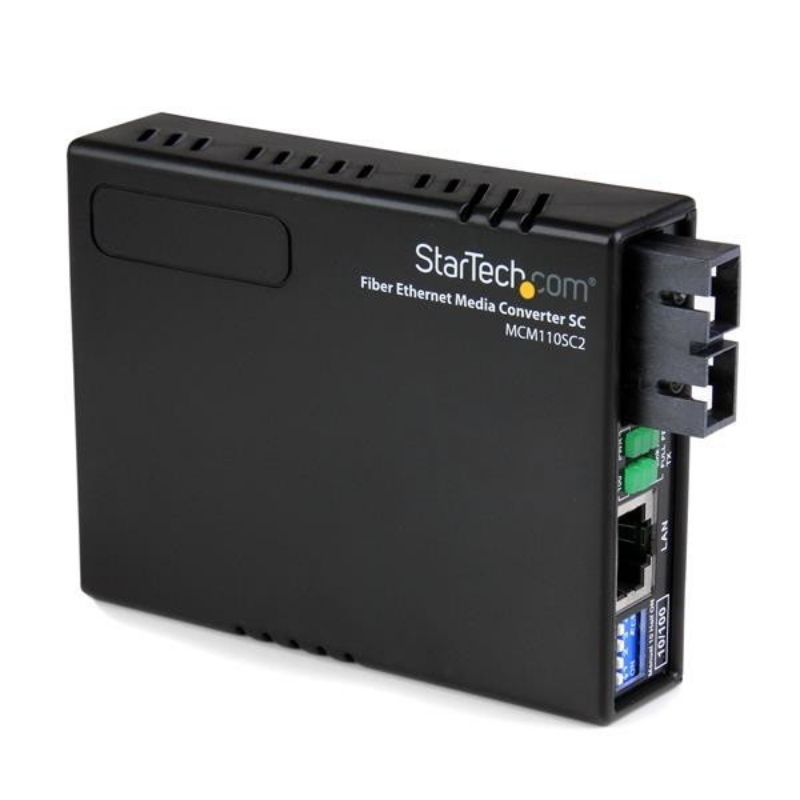 Startech.com convertitore media ethernet fibra multimodale 10/100 sc 2 km Startech.com convertitore media ethernet fibra multimodale 10/100 sc 2 km