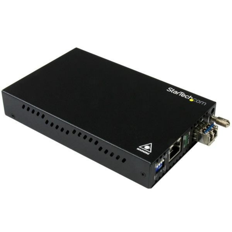Startech.com convertitore multimediale gigabit ethernet rame a fibra - sm lc - 10km