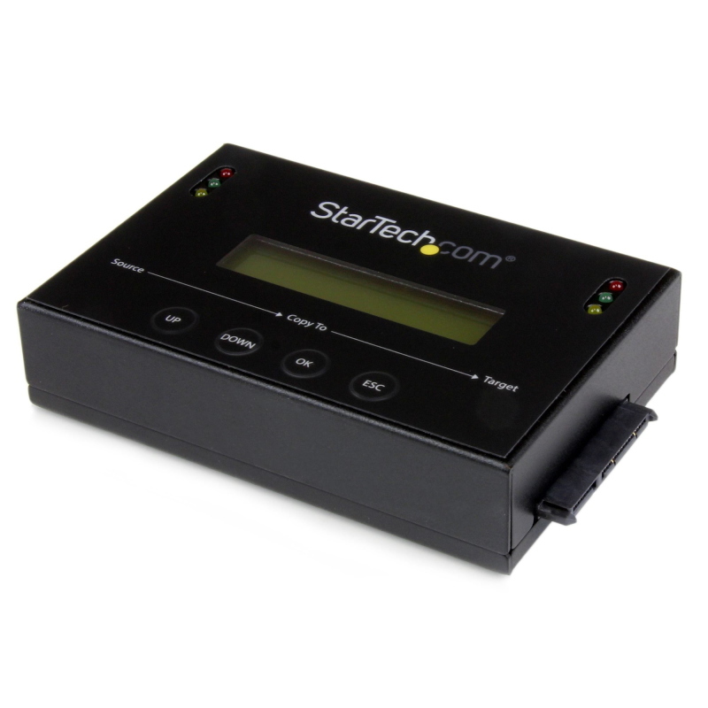 Startech.com docking station per hard disk 1:1 - duplicatore con gestore di immagini disco per backup e ripristino, archivia