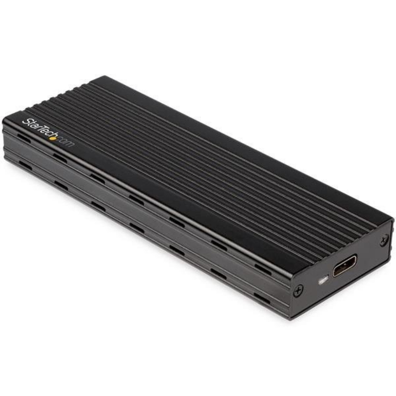 Startech.com encosure ssd da usb-c a m.2 nvme 10 gbps - case esterna portatile e in alluminio m.2 ngff pcie - lettura /