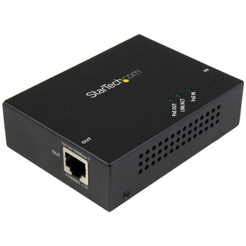 Startech.com extender gigabit ad 1 porta poe+ power over ethernet - 802.23af - 100m Startech.com extender gigabit ad 1 porta poe+ power over ethernet - 802.23af - 100m