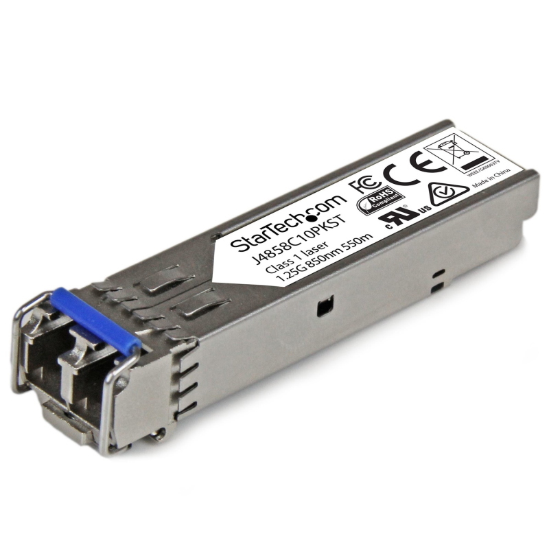 Startech.com hpe j4858c compatibile ricetrasmettitore sfp - 1000base-sx - 10 unità Startech.com hpe j4858c compatibile ricetrasmettitore sfp - 1000base-sx - 10 unità