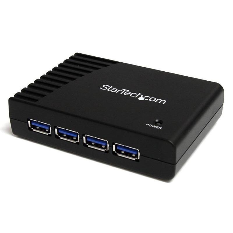 Startech.com hub a 4 porte usb 3.0 superspeed, colore nero Startech.com hub a 4 porte usb 3.0 superspeed, colore nero