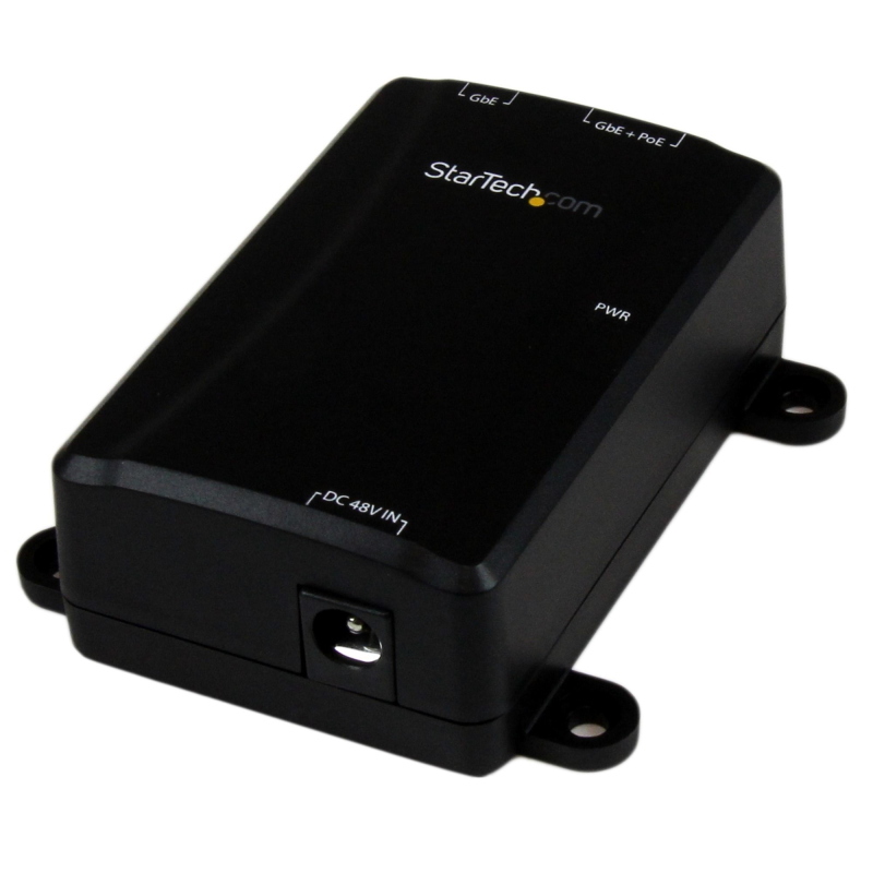 Startech.com iniettore gigabit poe+ ad 1 porta - 802.3at e 802.3af