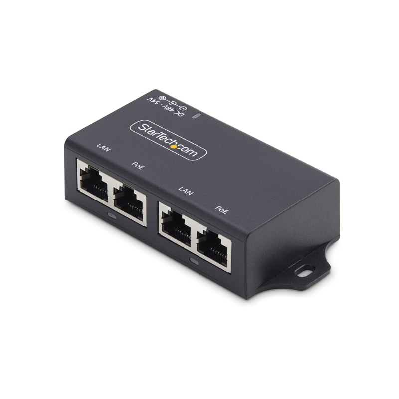 Startech.com iniettore poe+ midspan a 2 porte gigabit - alimentatore power over ethernet 10/100/1000mbps, ripetitore poe Startech.com iniettore poe+ midspan a 2 porte gigabit - alimentatore power over ethernet 10/100/1000mbps, ripetitore poe