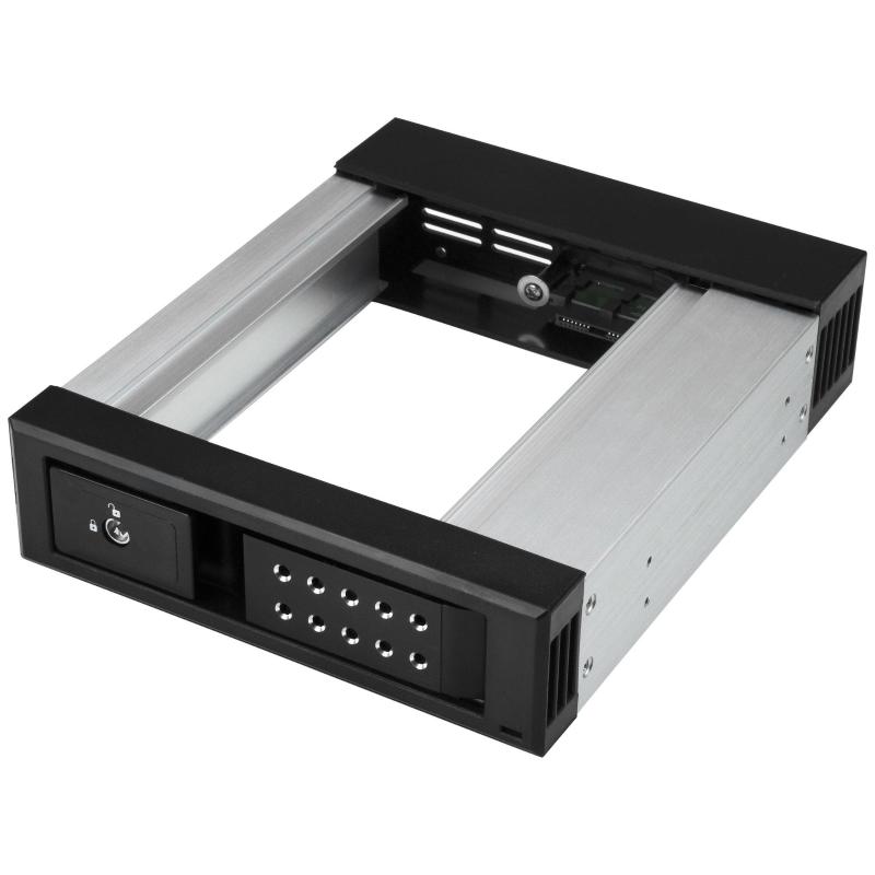 Startech.com modulo hot swap per disco rigido da 5,25 a 3,25 - per dischi sata/sas da 3,5 - trayless - allumunio