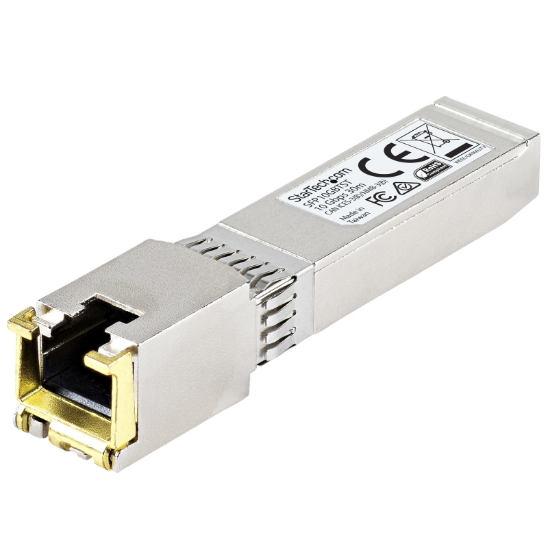 Startech.com modulo ricetrasmettitore in rame sfp+ rj45 10 gigabit conforme msa - 10gbase-t