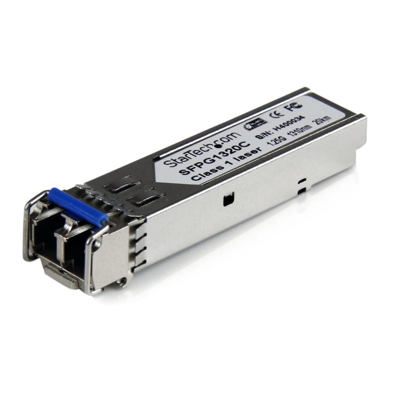 Startech.com modulo ricetrasmettitore sfp in fibra gigabit compatibile con cisco sm lc con ddm - 20 km (mini-gbic)