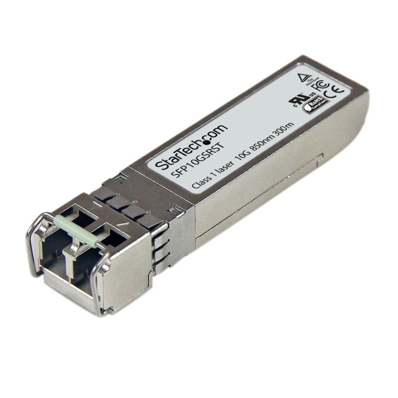 Startech.com modulo sfp+ compatibile con cisco sfp-10g-sr - 10gbase-sr - ricetrasmettitore ottico mmf multimodale in fibra