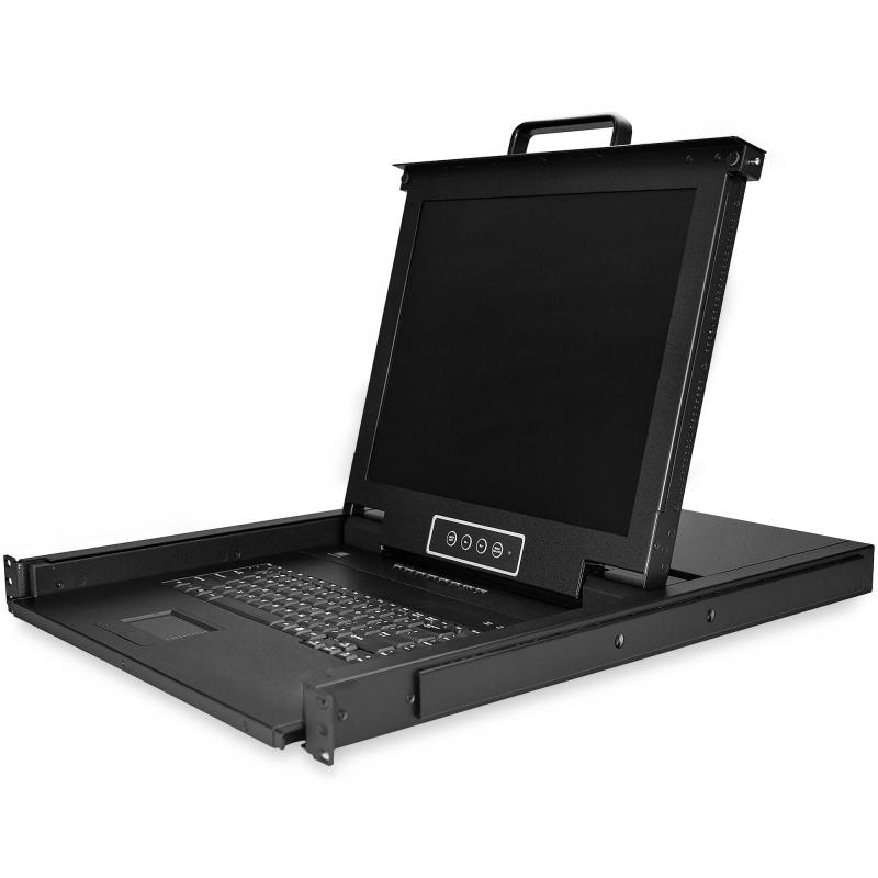 Startech.com rkcons1708k console a rack 43,2 cm (17) 1280 x 1024 pixel acciaio nero 1u
