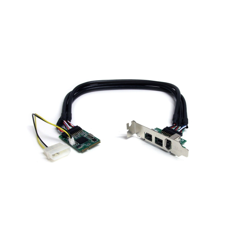 Startech.com scheda adattatore mini pci express firewire 2b 1a 1394 a 3 porte