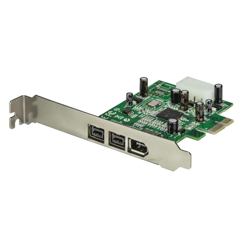 Startech.com scheda adattatore pci express firewire 2b 1a 1394 a 3 porte
