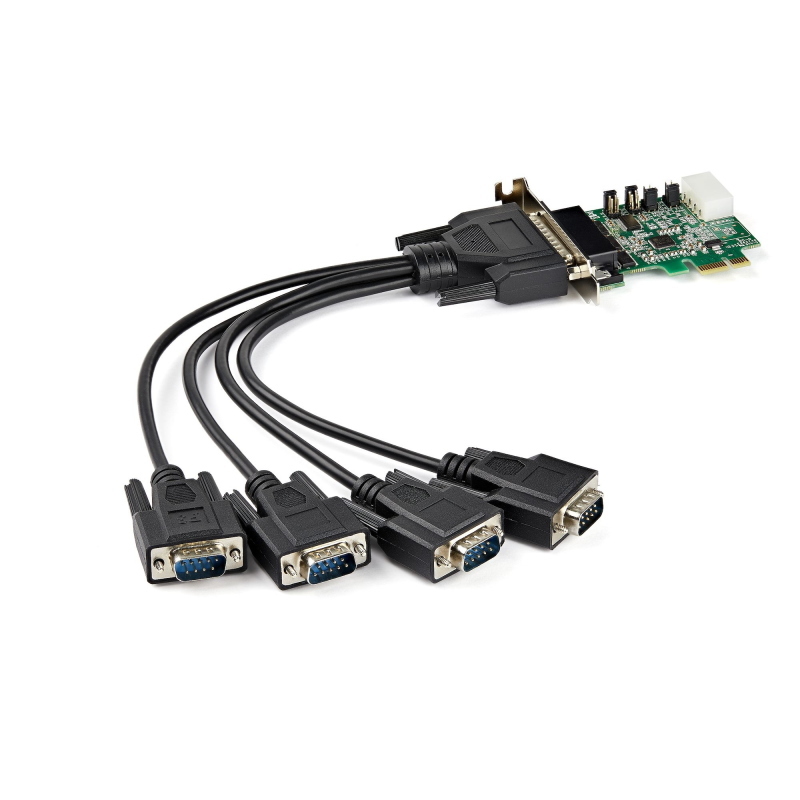 Startech.com scheda adattatore seriale pci express rs232 a 4 porte - scheda controller host seriale pcie rs232 - pcie a seriale Startech.com scheda adattatore seriale pci express rs232 a 4 porte - scheda controller host seriale pcie rs232 - pcie a seriale