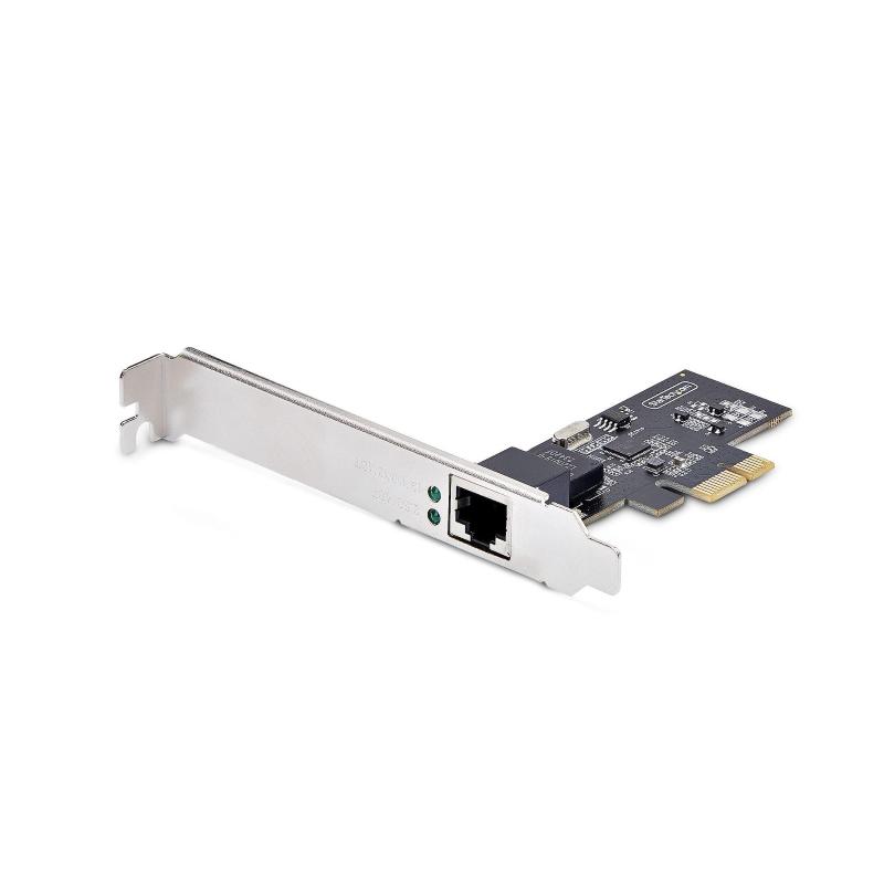Startech.com scheda di rete pcie a 1 porta 2,5 gbps nbase-t, intel i225-v, nic ethernet multigigabit per computer, scheda lan Startech.com scheda di rete pcie a 1 porta 2,5 gbps nbase-t, intel i225-v, nic ethernet multigigabit per computer, scheda lan