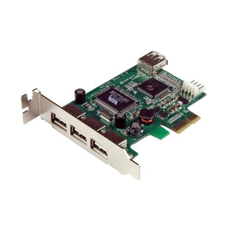 Startech.com scheda pci express basso prfilo con 4 porte usb 2.0 ad alta velocità Startech.com scheda pci express basso prfilo con 4 porte usb 2.0 ad alta velocità
