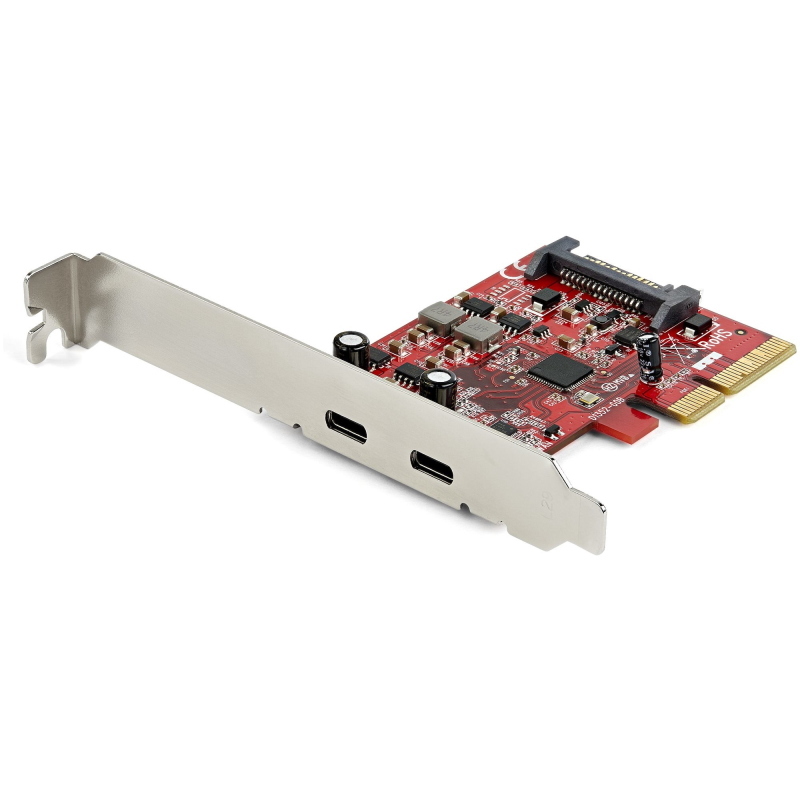 Startech.com scheda pcie a 2 porte usb 3.1 - 2x usb-c - usb 3.2 gen 2 fino a 10gbps Startech.com scheda pcie a 2 porte usb 3.1 - 2x usb-c - usb 3.2 gen 2 fino a 10gbps