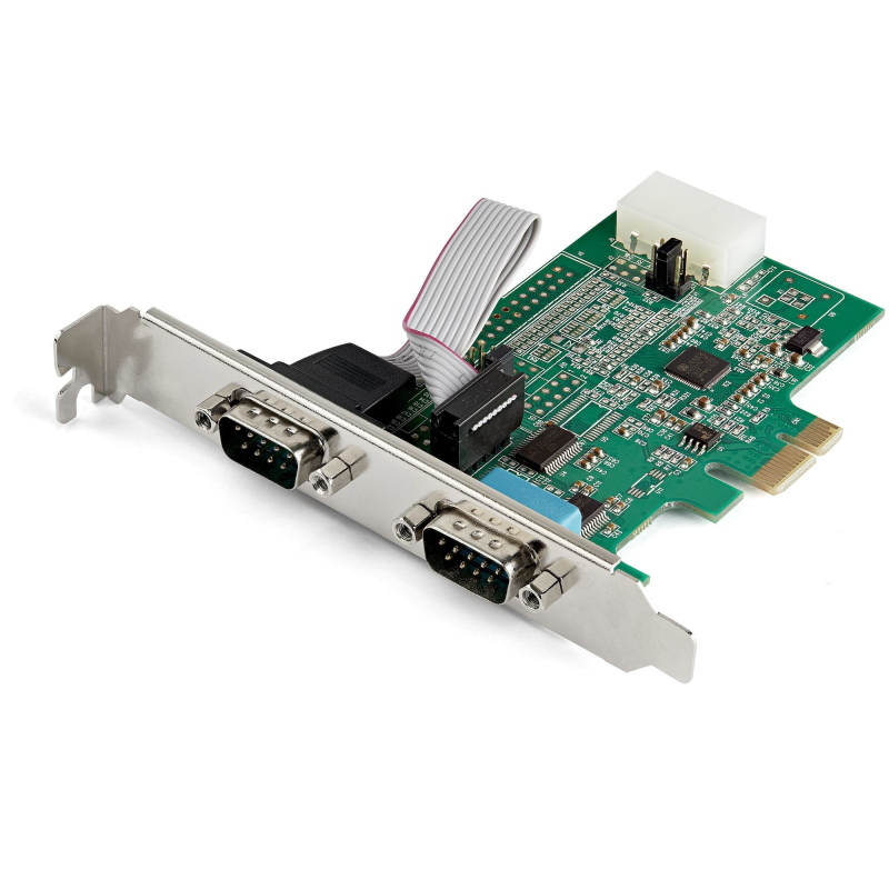Startech.com scheda seriale pci express con 2 porte - controller pcie rs232 - 16950 uart - scheda seriale di espansione db9 a Startech.com scheda seriale pci express con 2 porte - controller pcie rs232 - 16950 uart - scheda seriale di espansione db9 a
