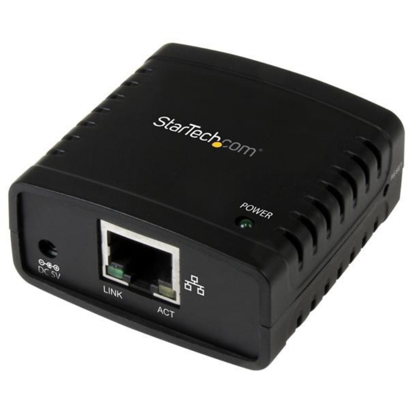 Startech.com server di rete per stampante ethernet 10/100 mbps con porta usb 2.0