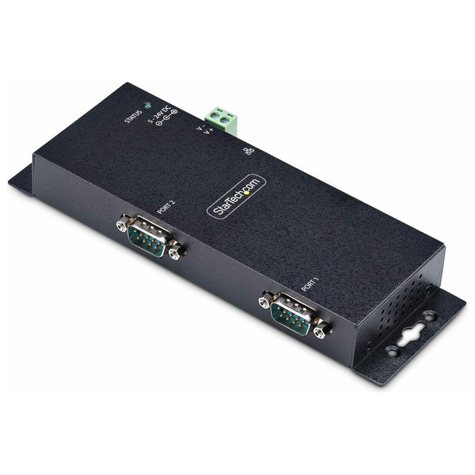 StarTech.com server seriale su IP 2 porte, adattatore RS232 su ethernet, connettori DB9 e RJ45, montaggio parete o guida DIN, scocca in metallo StarTech.com server seriale su IP 2 porte, adattatore RS232 su ethernet, connettori DB9 e RJ45, montaggio parete o guida DIN, scocca in metallo