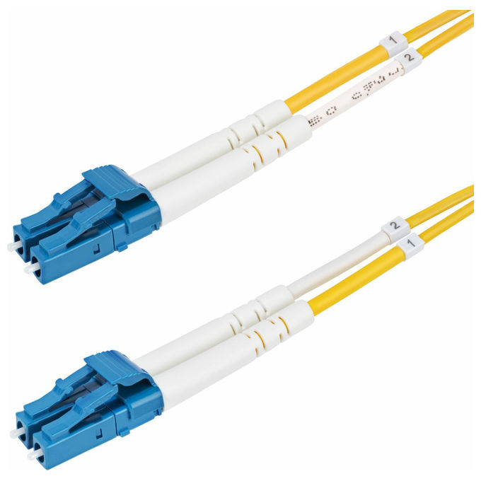 StarTech.com SMDOS2LCLC1M Cavo Fibra Ottica Monomodale OS2 1m LC a LC Duplex LSZH