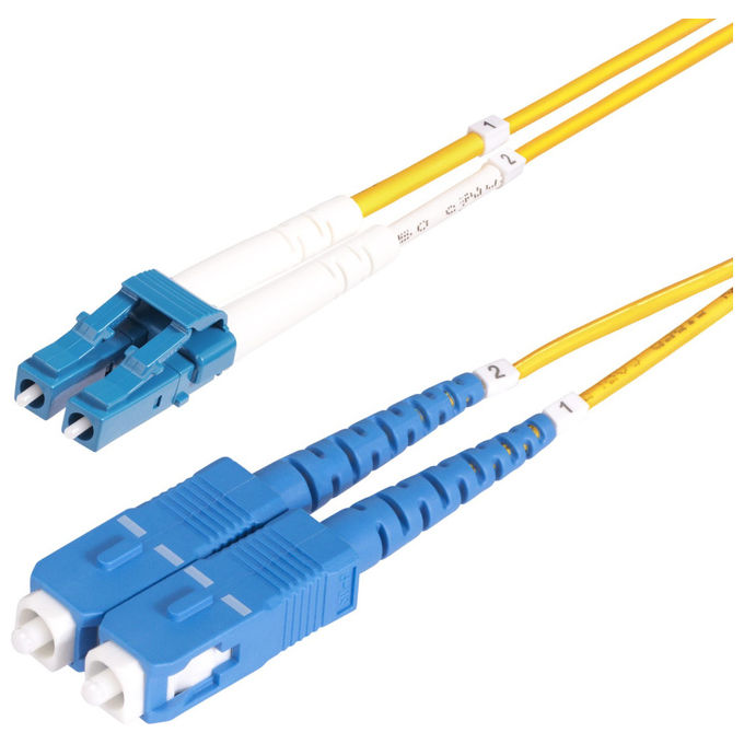 StarTech.com SMDOS2LCLC30M Cavo Fibra Ottica Monomodale OS2 LC a LC 30m Duplex Giallo