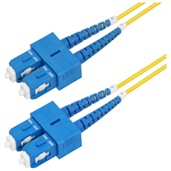 StarTech.com SMDOS2SCSC2M Cavo Fibra Ottica Monomodale OS2 SC a SC 2m