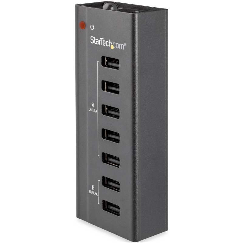 Startech.com stazione ricarica a 7 porte usb con 5x porte 1a e 2x porte 2a