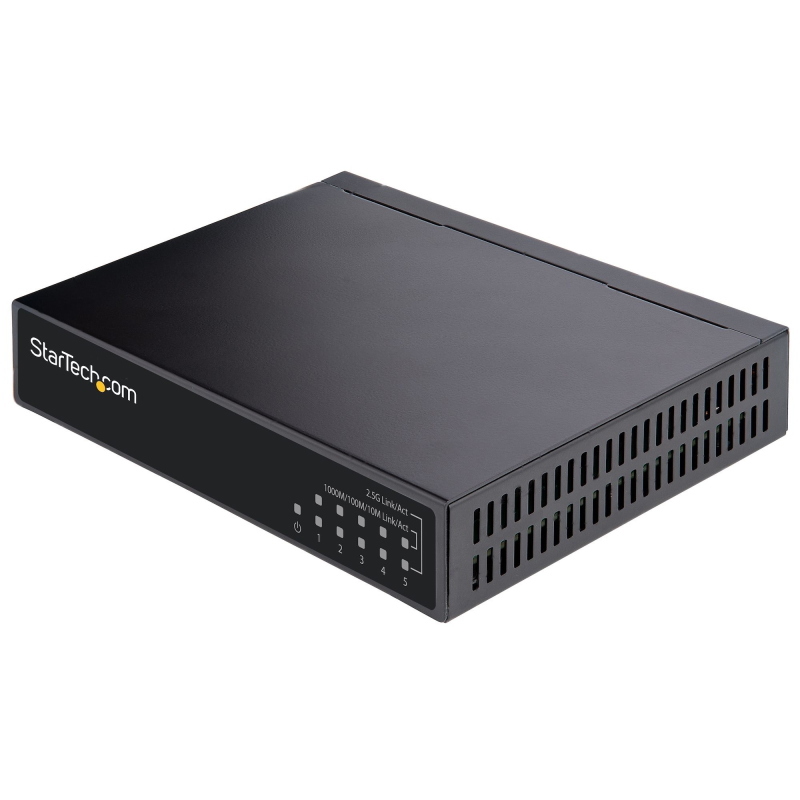 Startech.com switch 2.5g unmanaged - switch gigabit 5 porte - switch ethernet unmanaged 2.5gbase-t - splitter ethernet -